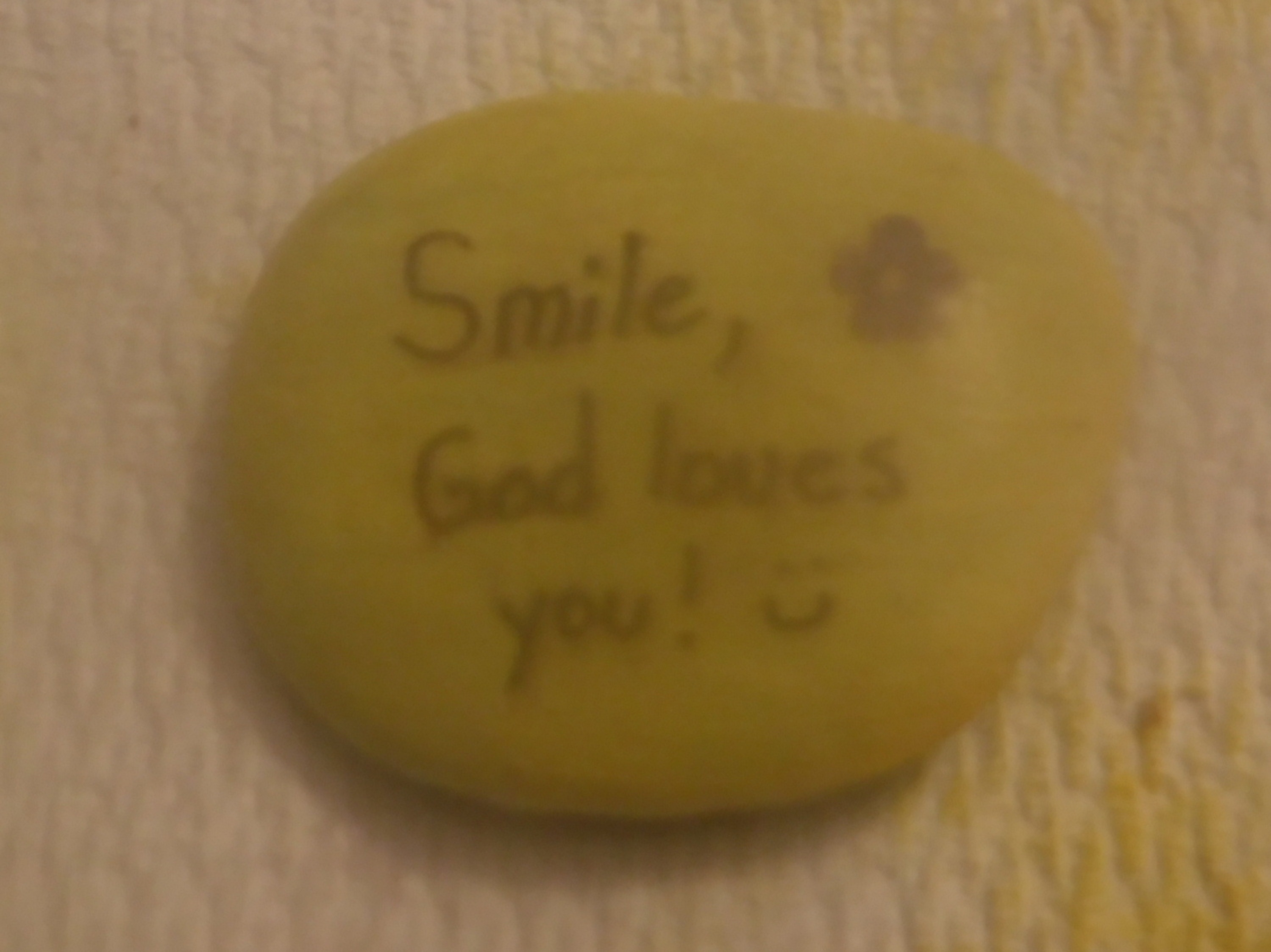 A rock that I painted