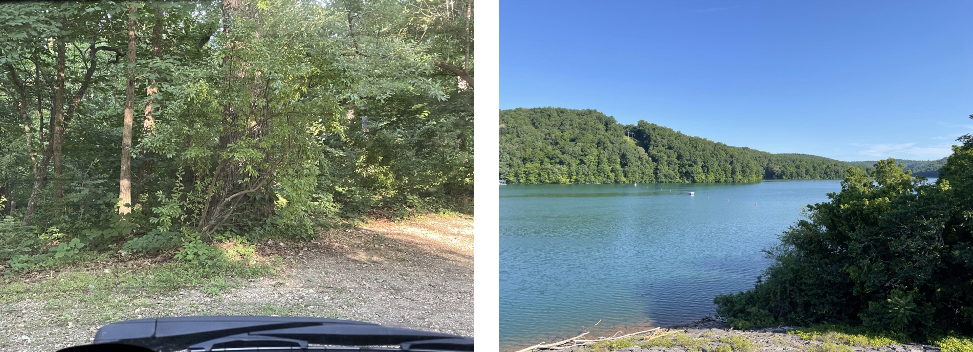 The start of this adventure at the campground at Norris Dam State Park.  Photos taken by and the property of FourWalls.