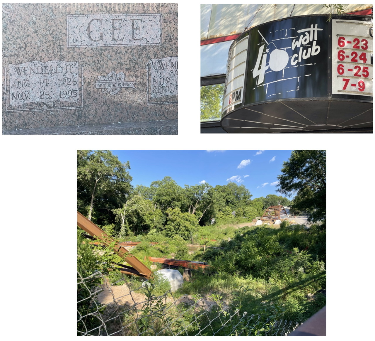 Collage from Athens, Georgia. Collage from Athens, Georgia.