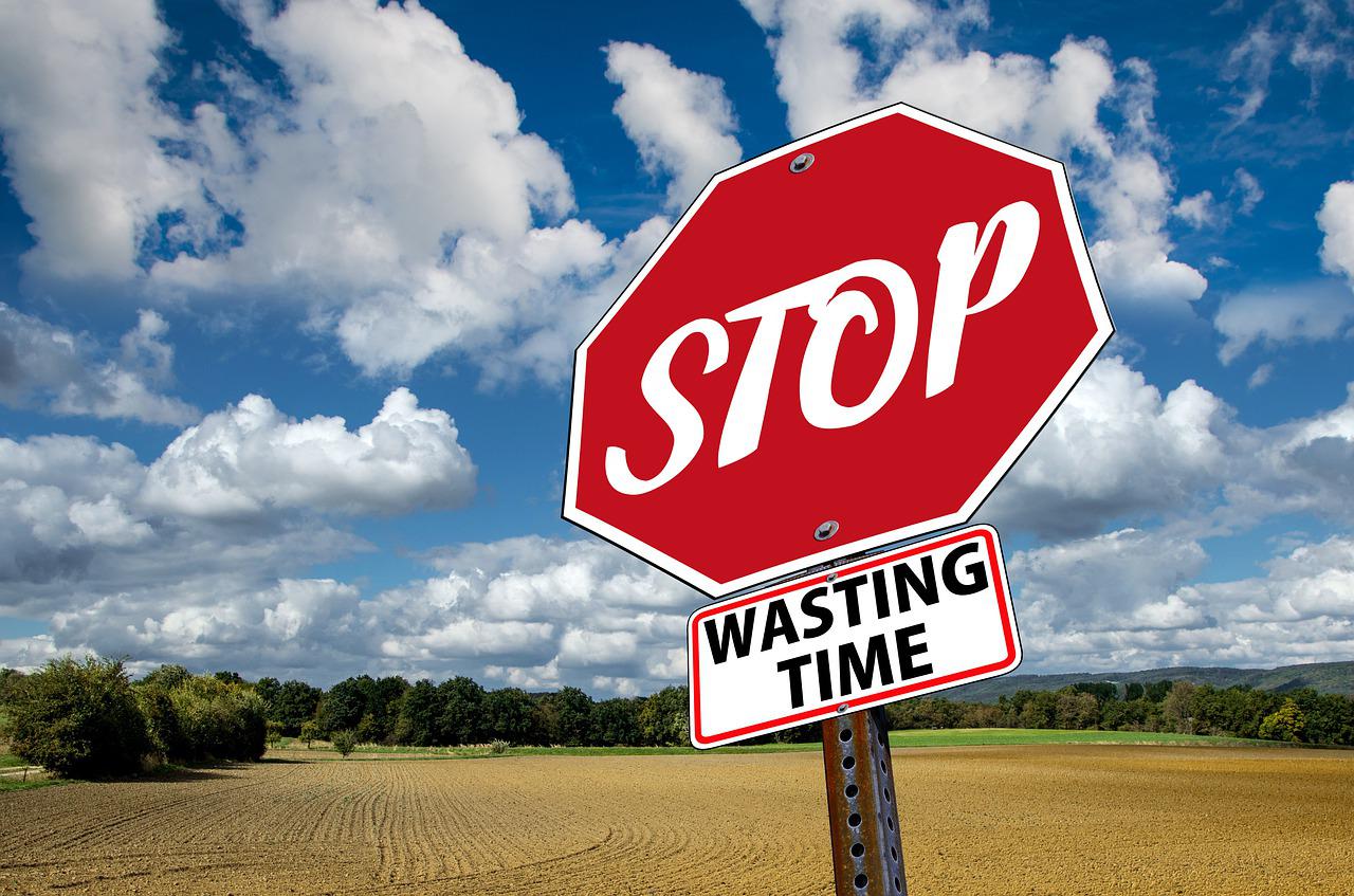 There is no good way to waste time