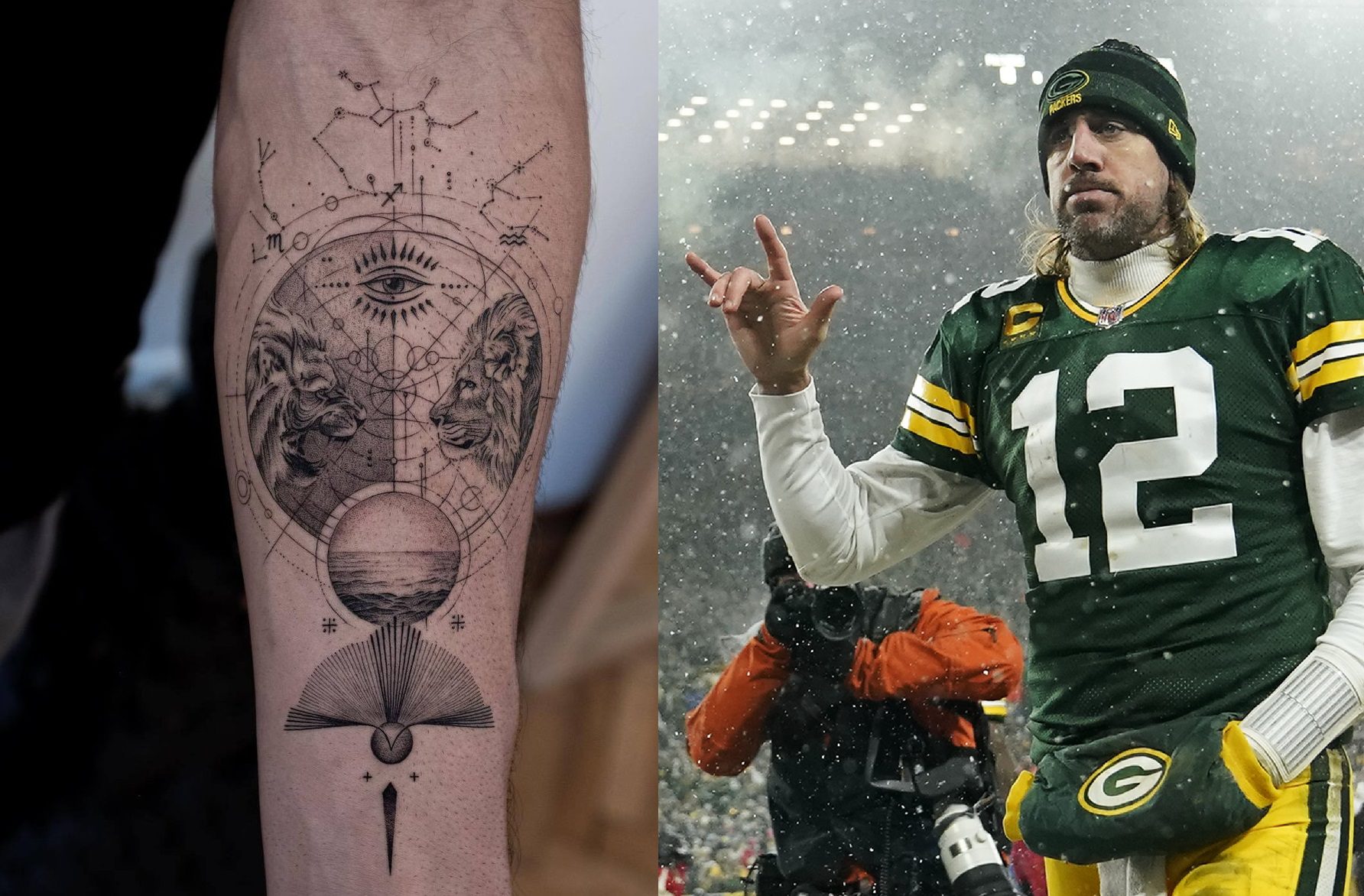 Aaron Rodgers' Tattoo