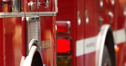 Image of a firetruck in Montana.