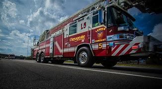 A firetruck of the Chesapeake Fire Department. A firetruck of the Chesapeake Fire Department.