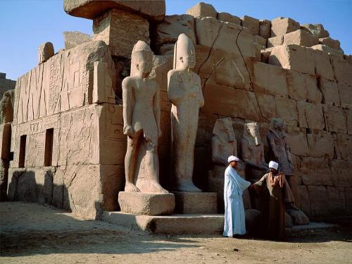 Outside the Karnak Temple, Luxor, Egypt - Outside the Karnak Temple, Luxor, Egypt