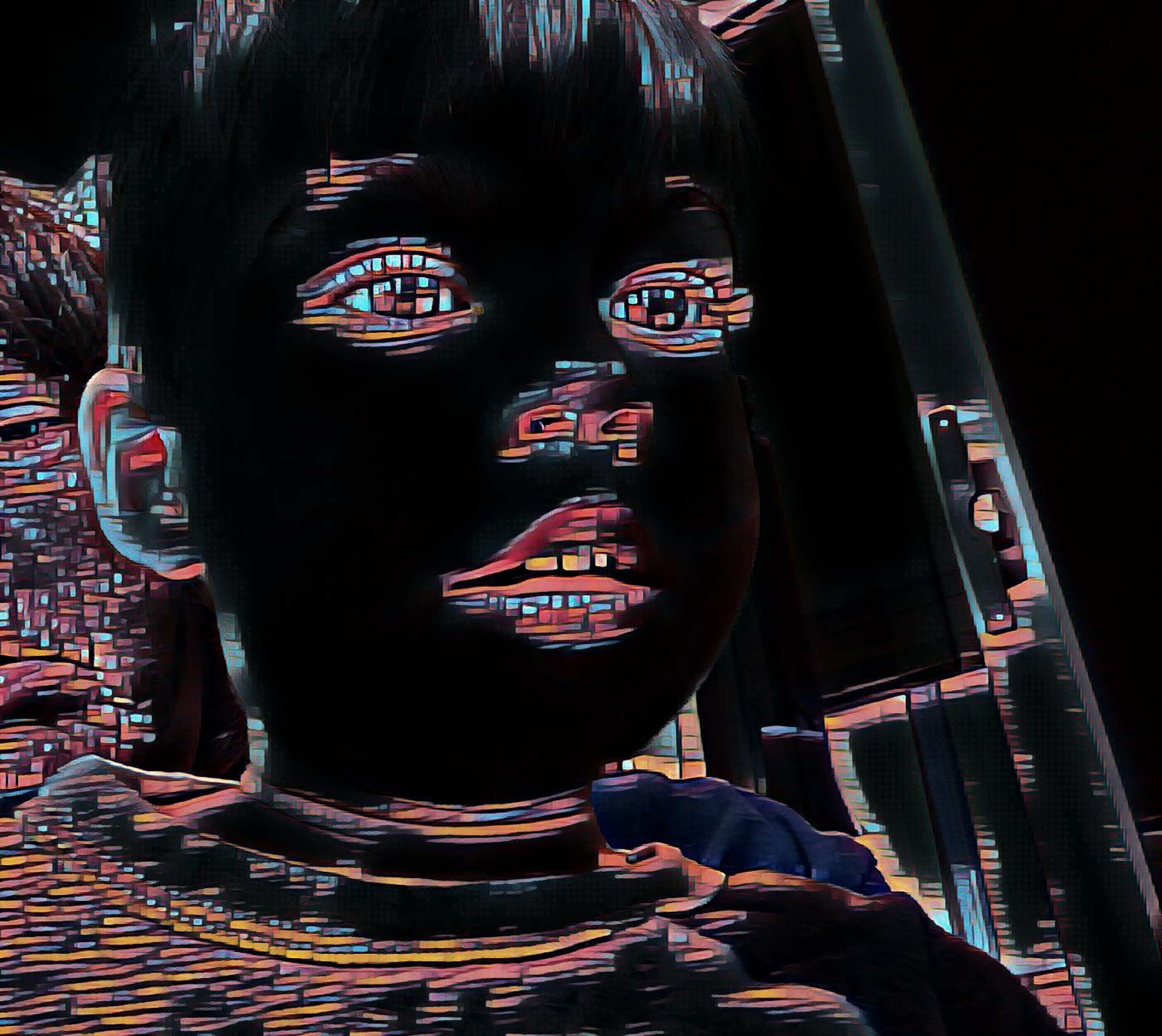 Photo I took with one of the kids w Night effect on LunaPic.com Photo I took with one of the kids w Night effect on LunaPic.com