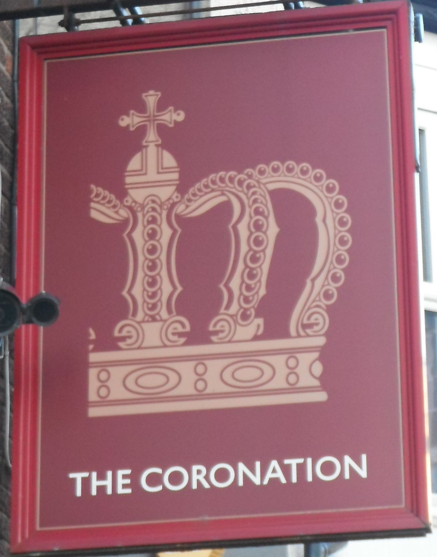 Pub sign - The Coronation - Southport 