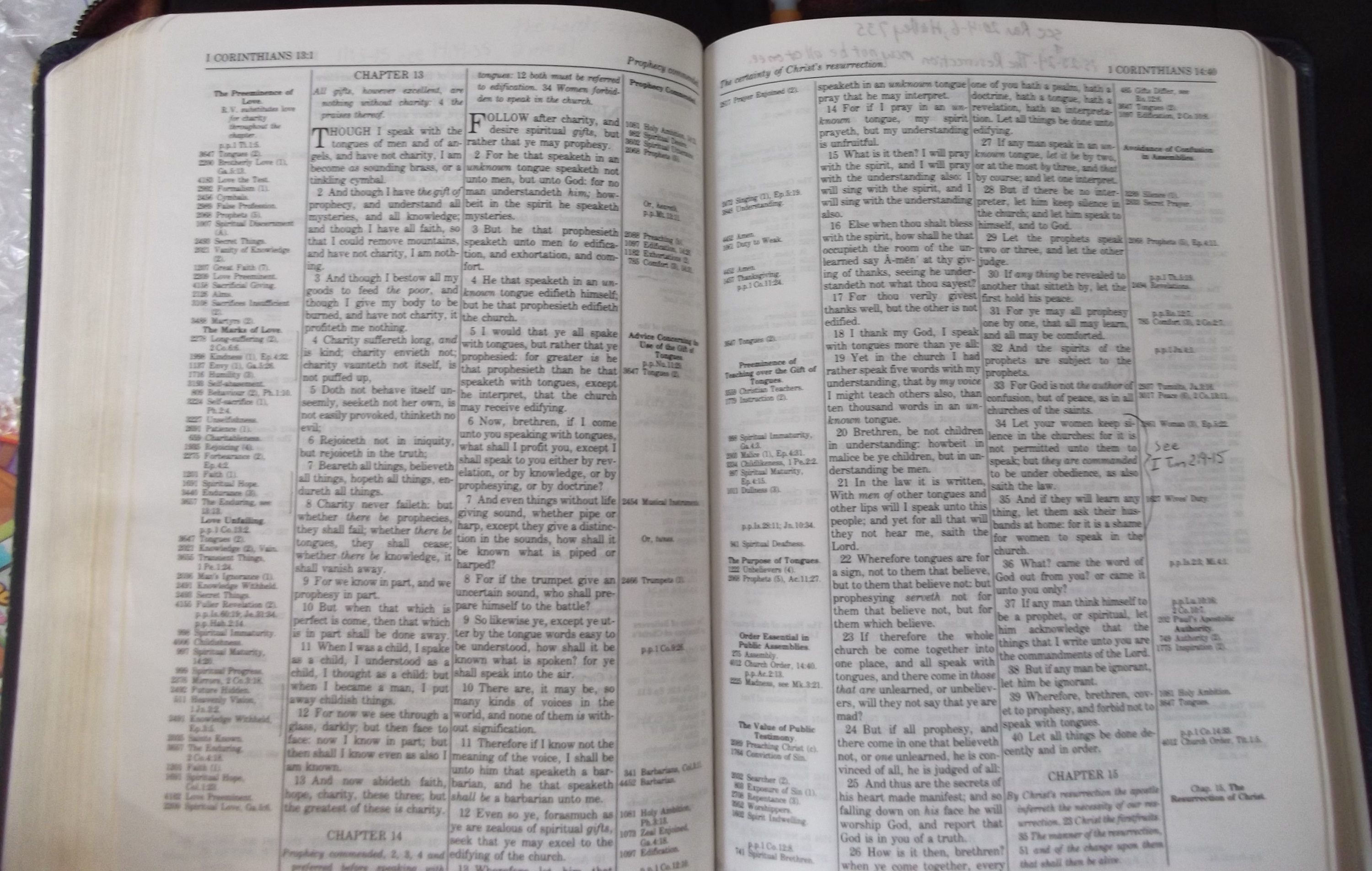 Photo I took of my open Bible Photo I took of my open Bible