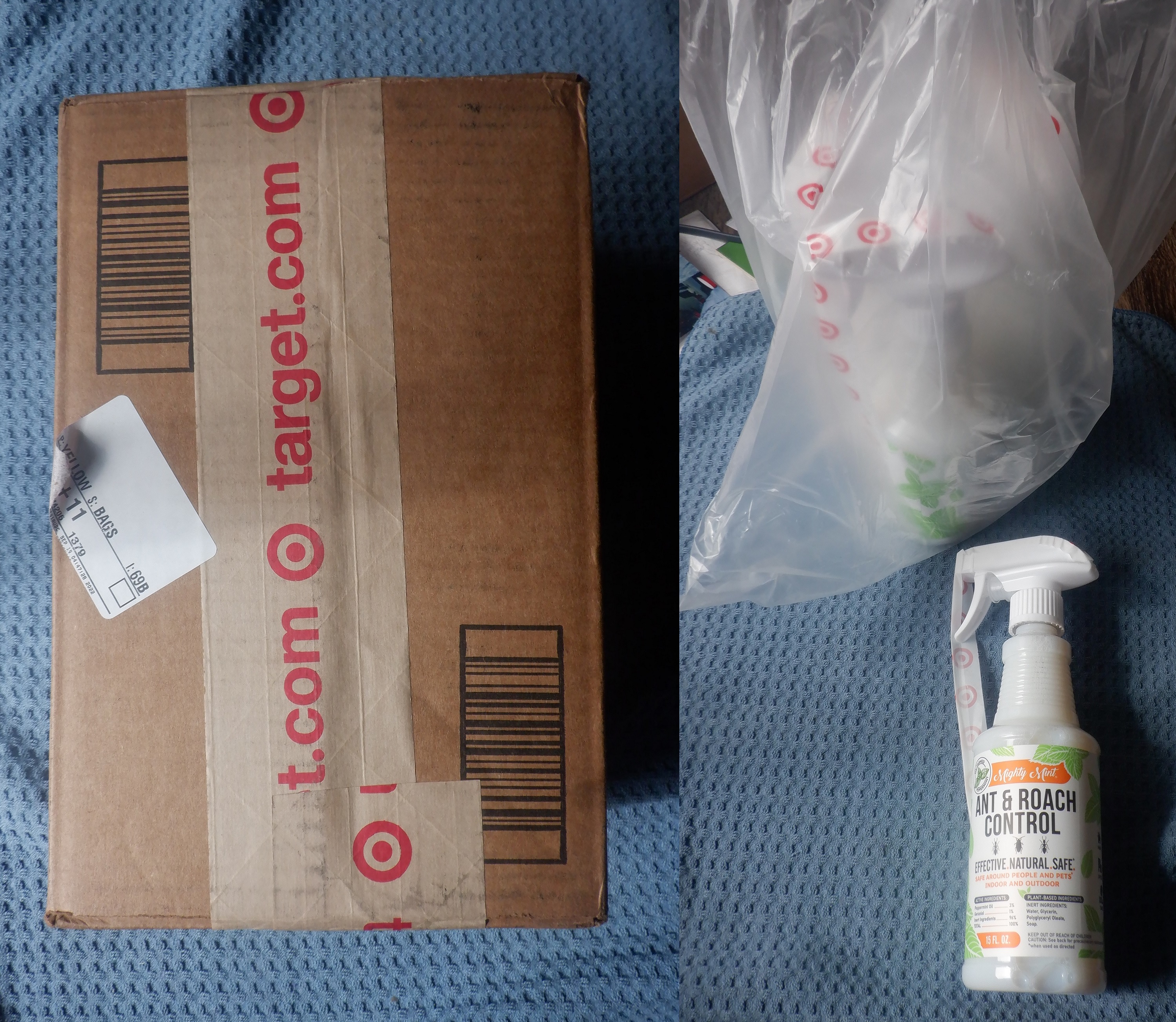 Photos I took of the ant spray box and one of the bottles Photos I took of the ant spray box and one of the bottles
