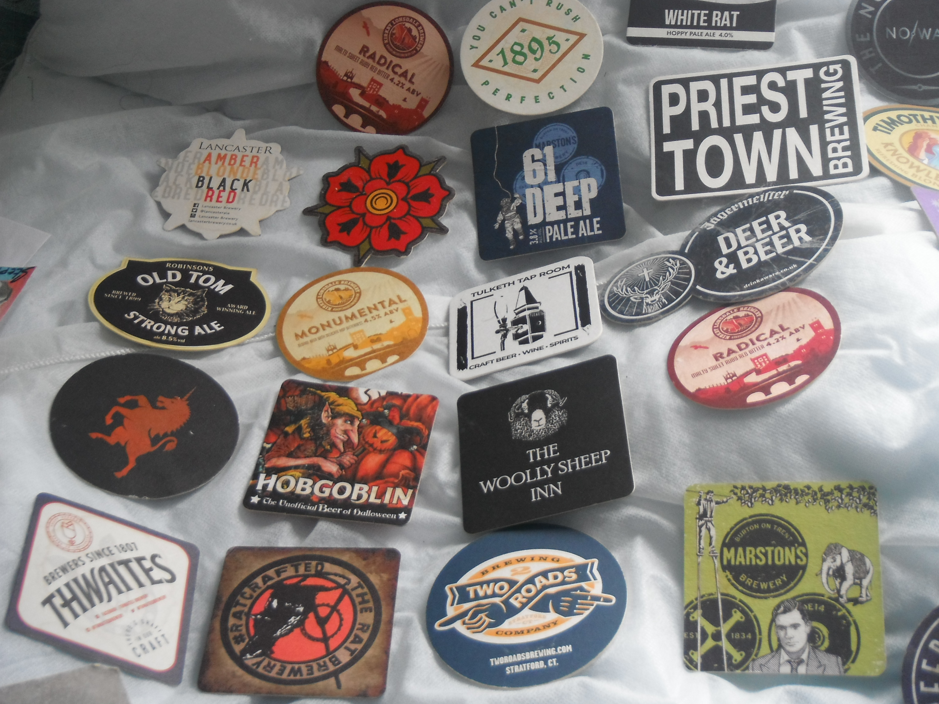 Some of my beer mats 