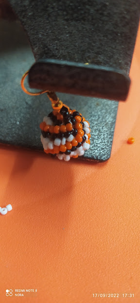 Bead Earring made by me Bead Earring made by me