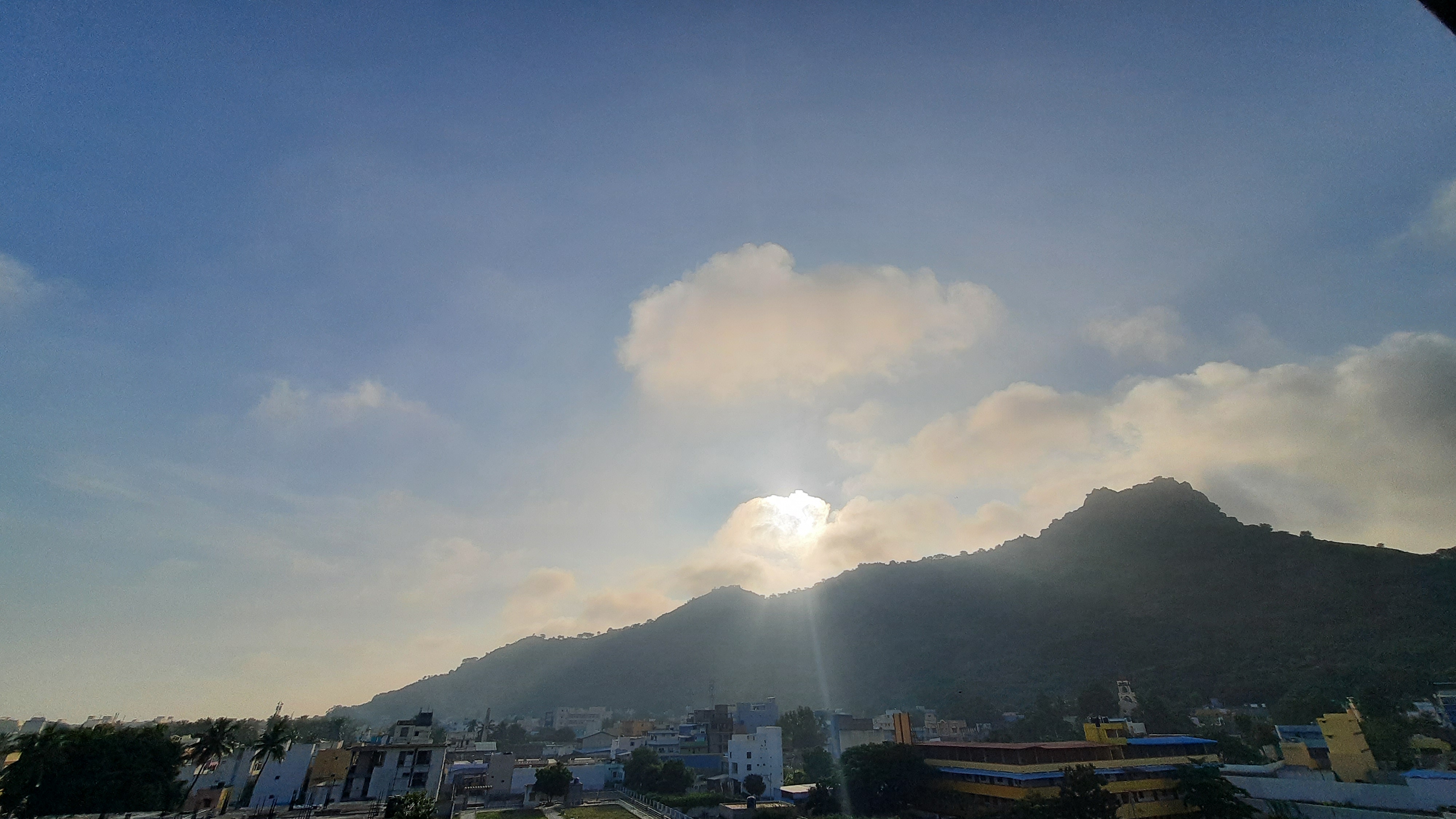 Sunrise in the morning