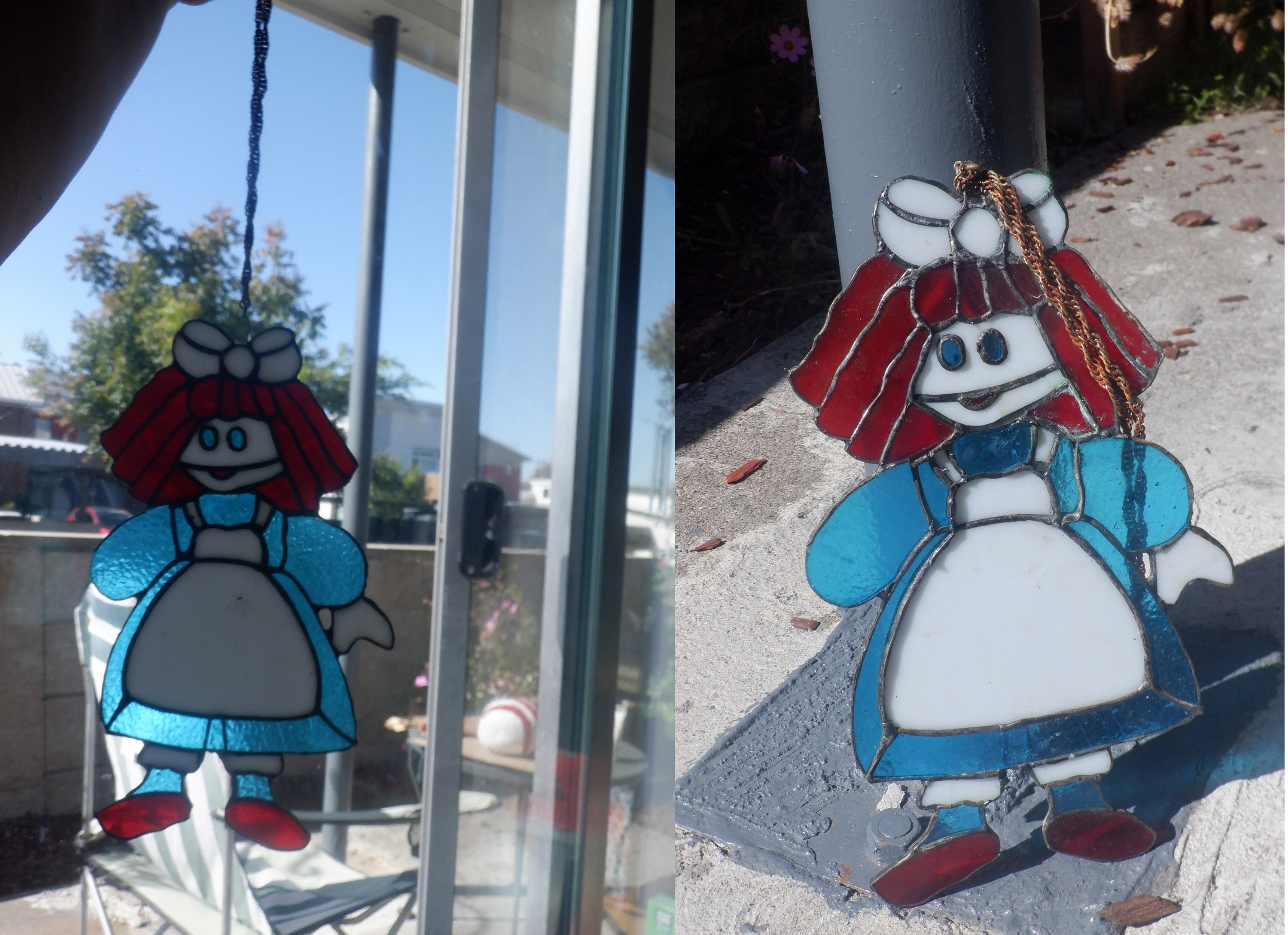 Photos I took of the doll before and after I had to re glue it Photos I took of the doll before and after I had to re glue it