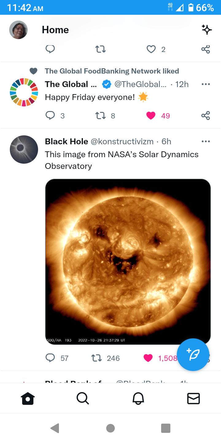 Twitter&#039;s NASA Solar Dynamics is picture. October 28, 2022