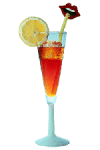 Iced tea - This is a picture of iced tea with a lemon.