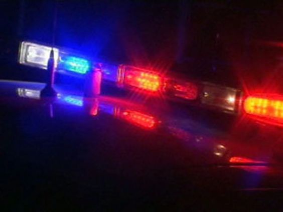 Lights from police cars image. Lights from police cars image.