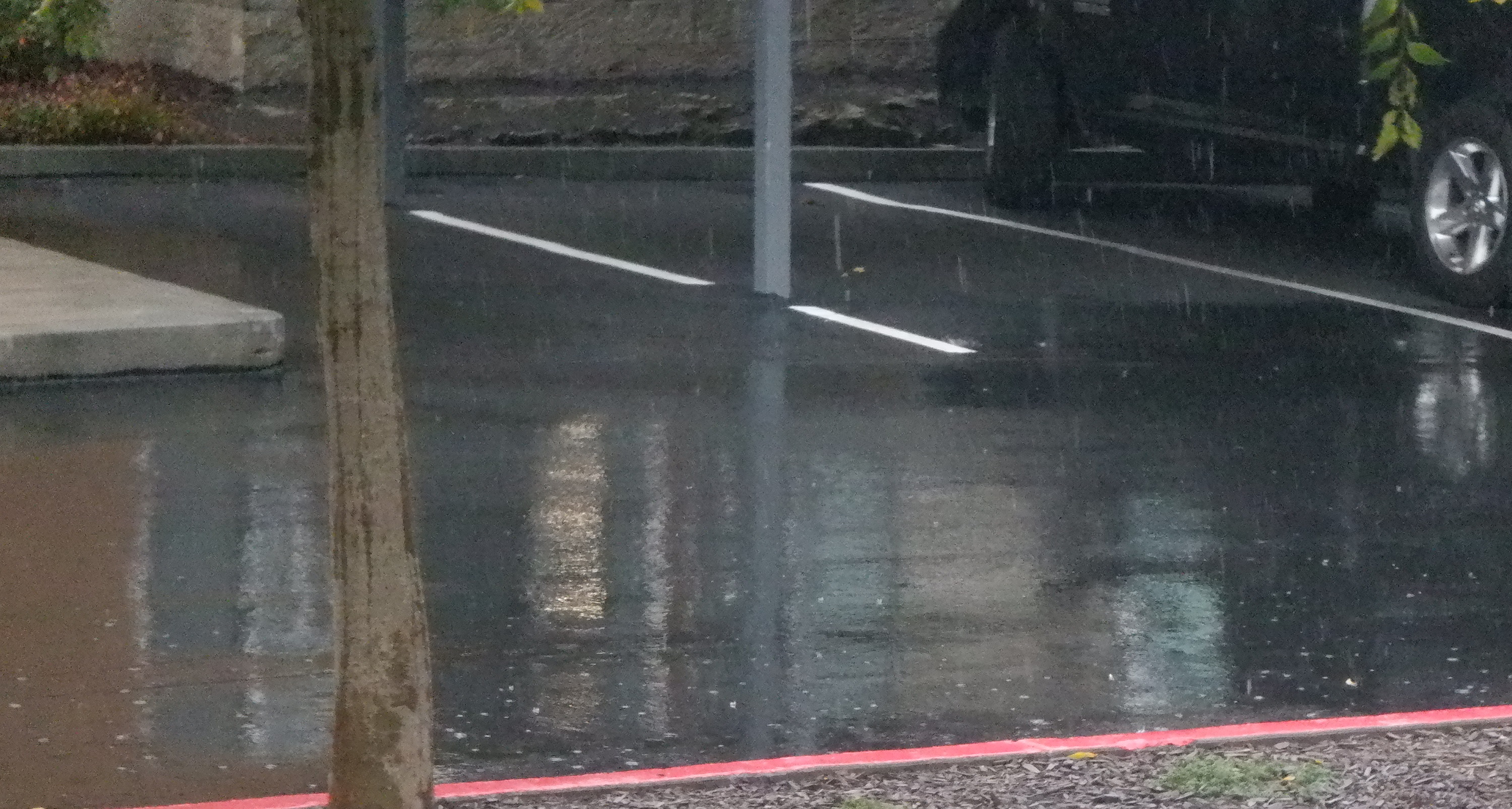 Photo I took of the rain from my patio Photo I took of the rain from my patio