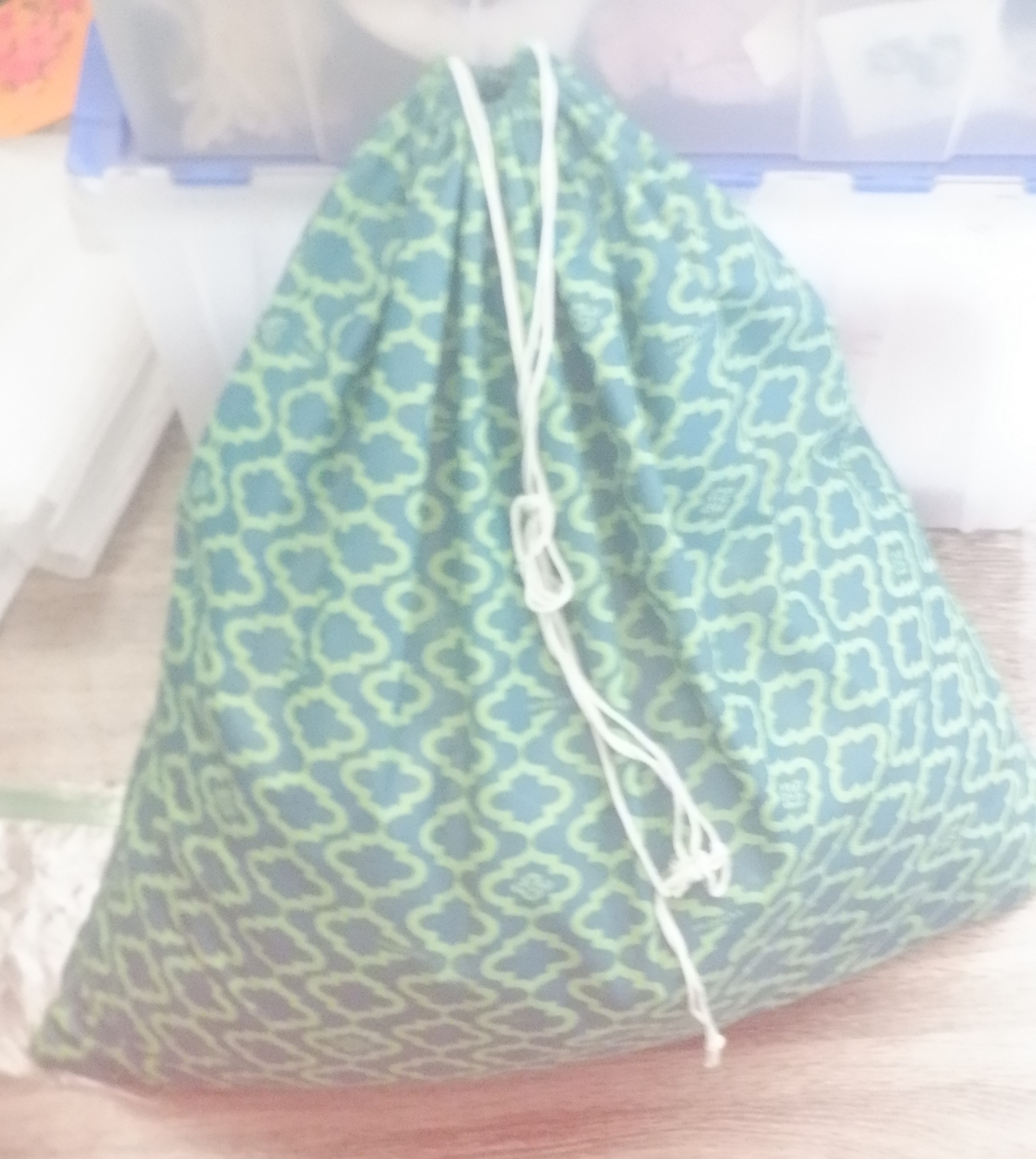 Photo I took of the bag of clothes a lady gave me at Bible study last night. Photo I took of the bag of clothes a lady gave me at Bible study last night.