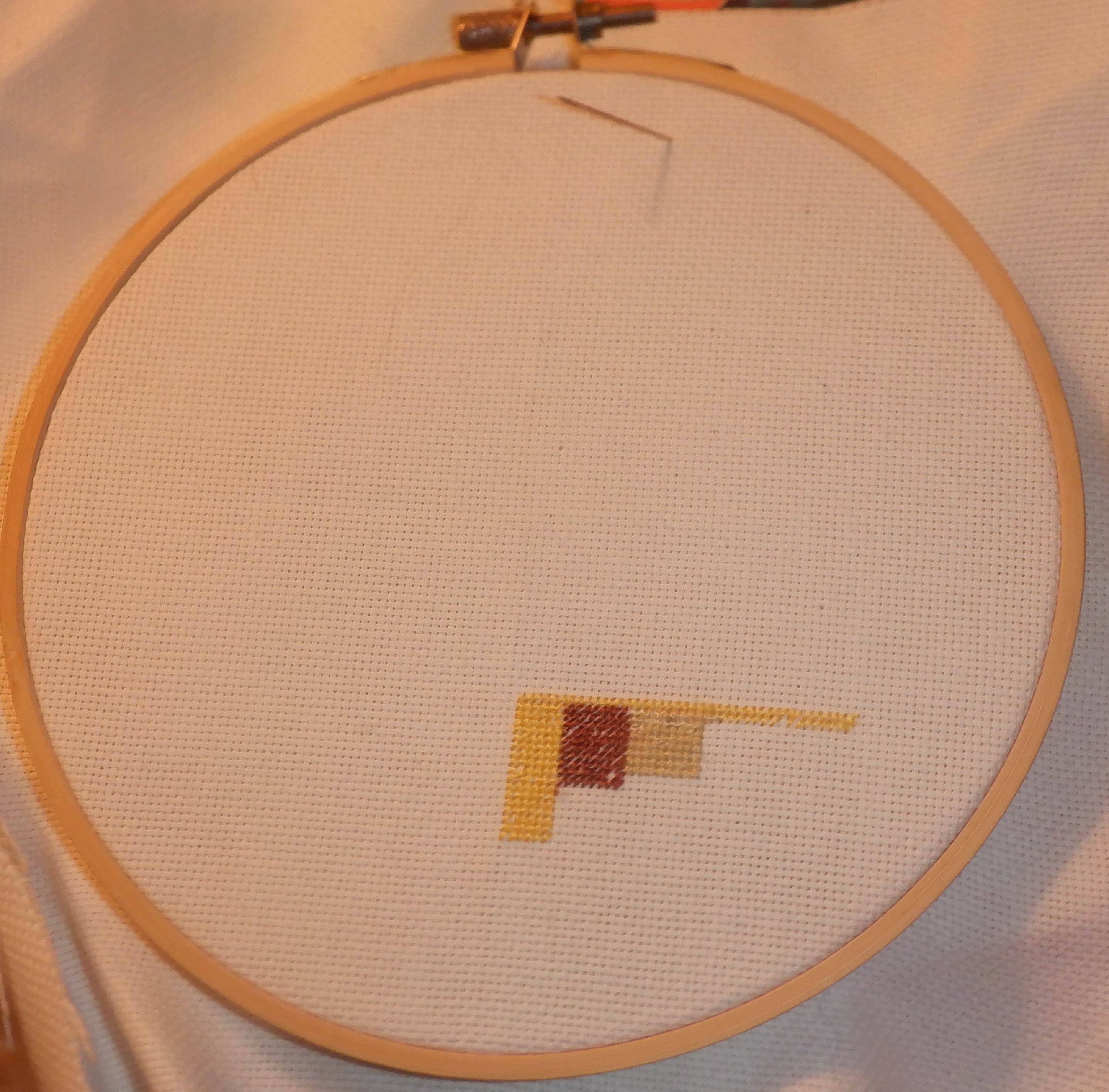 Photo I took of the counted cross stitch I'm working on Photo I took of the counted cross stitch I'm working on