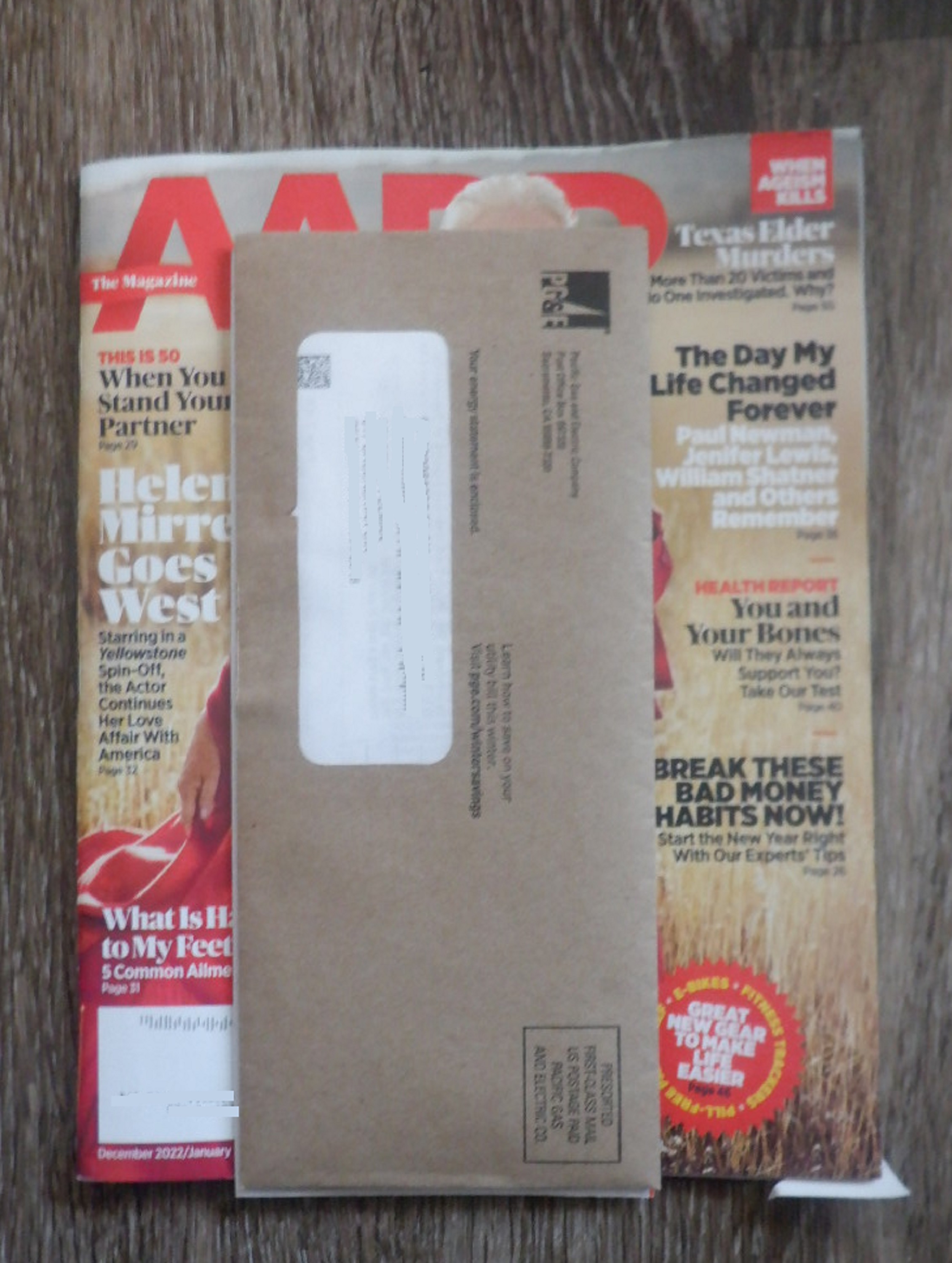 Photo I took of my "exciting" mail today Photo I took of my "exciting" mail today
