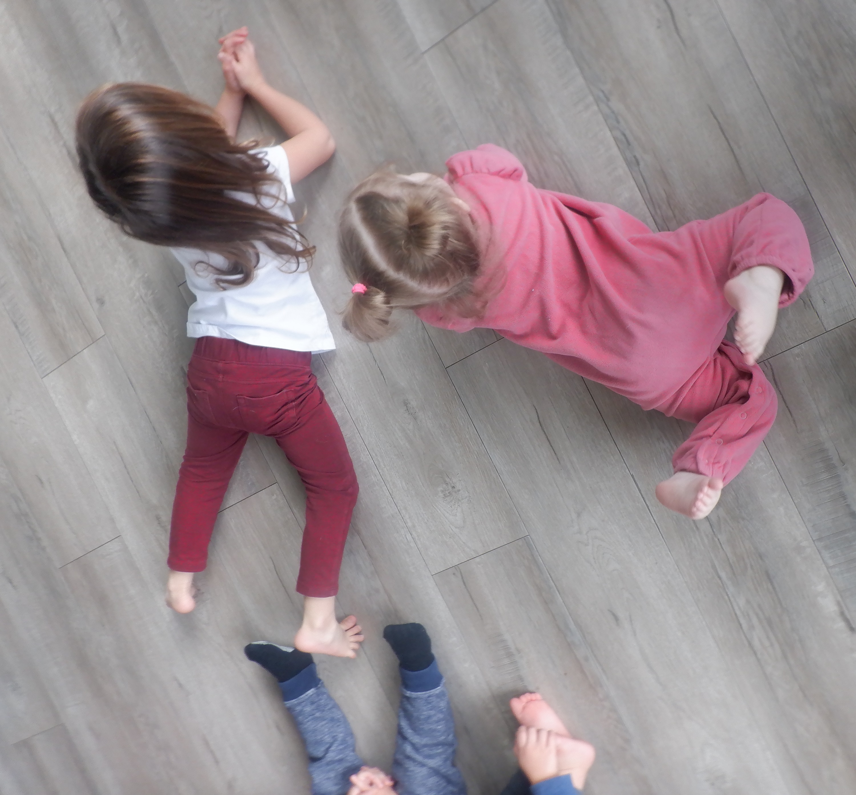 Photo I took yesterday (12-6) at work of kids watching educational video