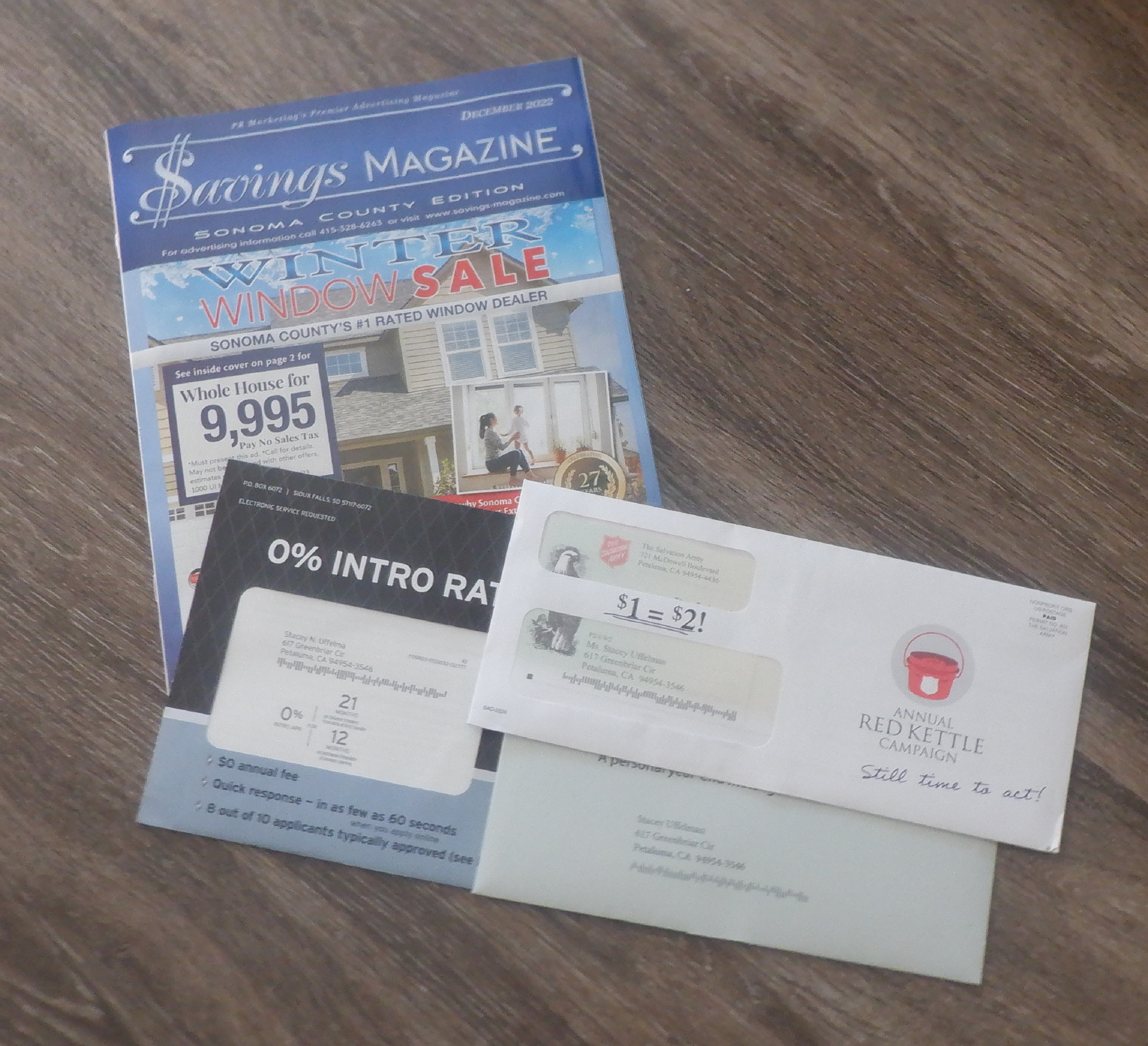 Photo I took of yesterday's mail I got today Photo I took of yesterday's mail I got today