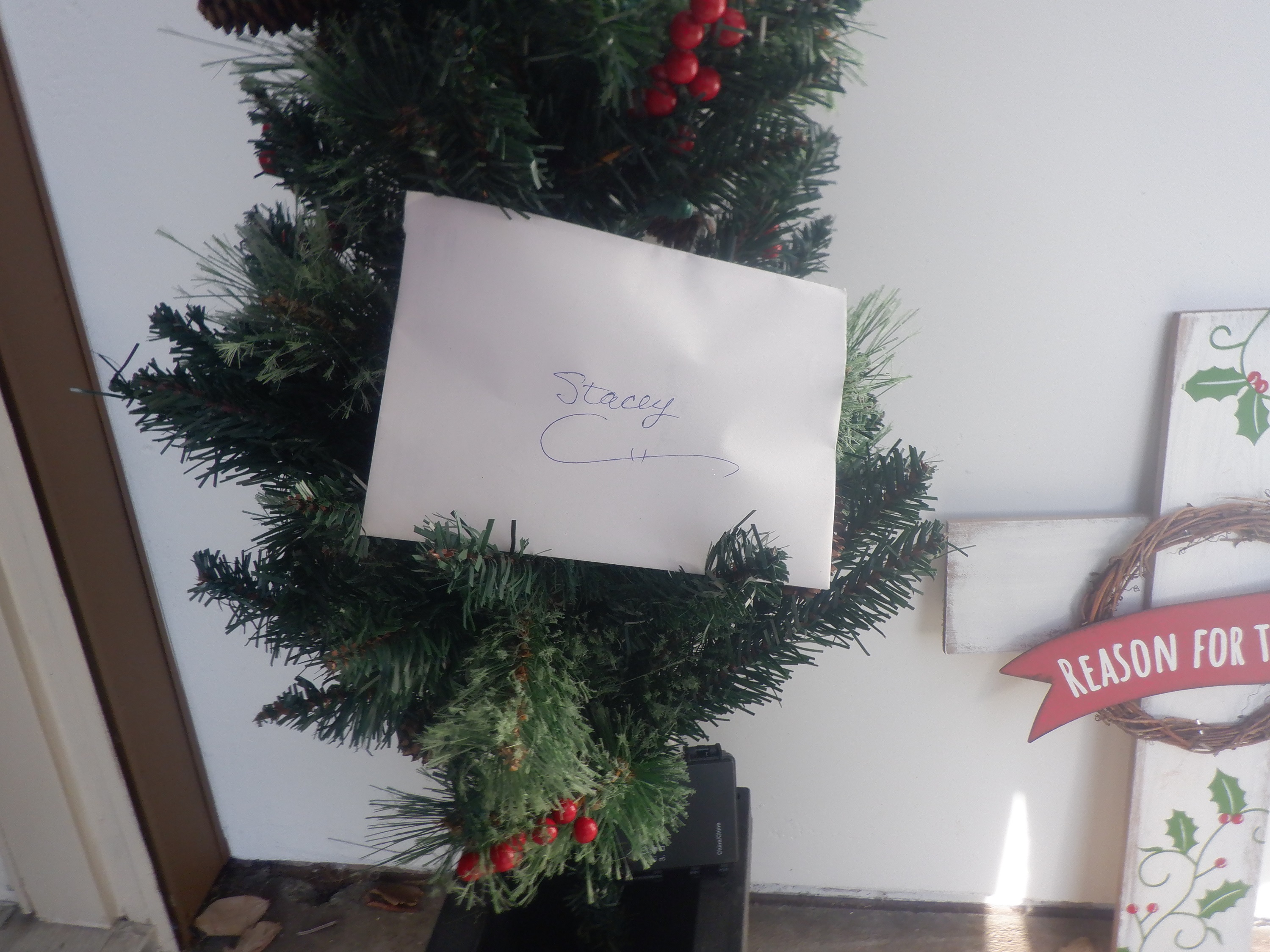 Envelope I found on my outdoor tree Envelope I found on my outdoor tree
