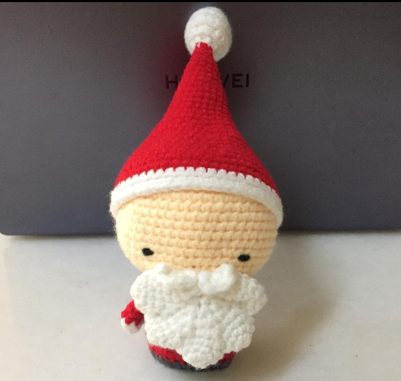 Picture taken by kaka135 - Crocheted Santa Picture taken by kaka135 - Crocheted Santa