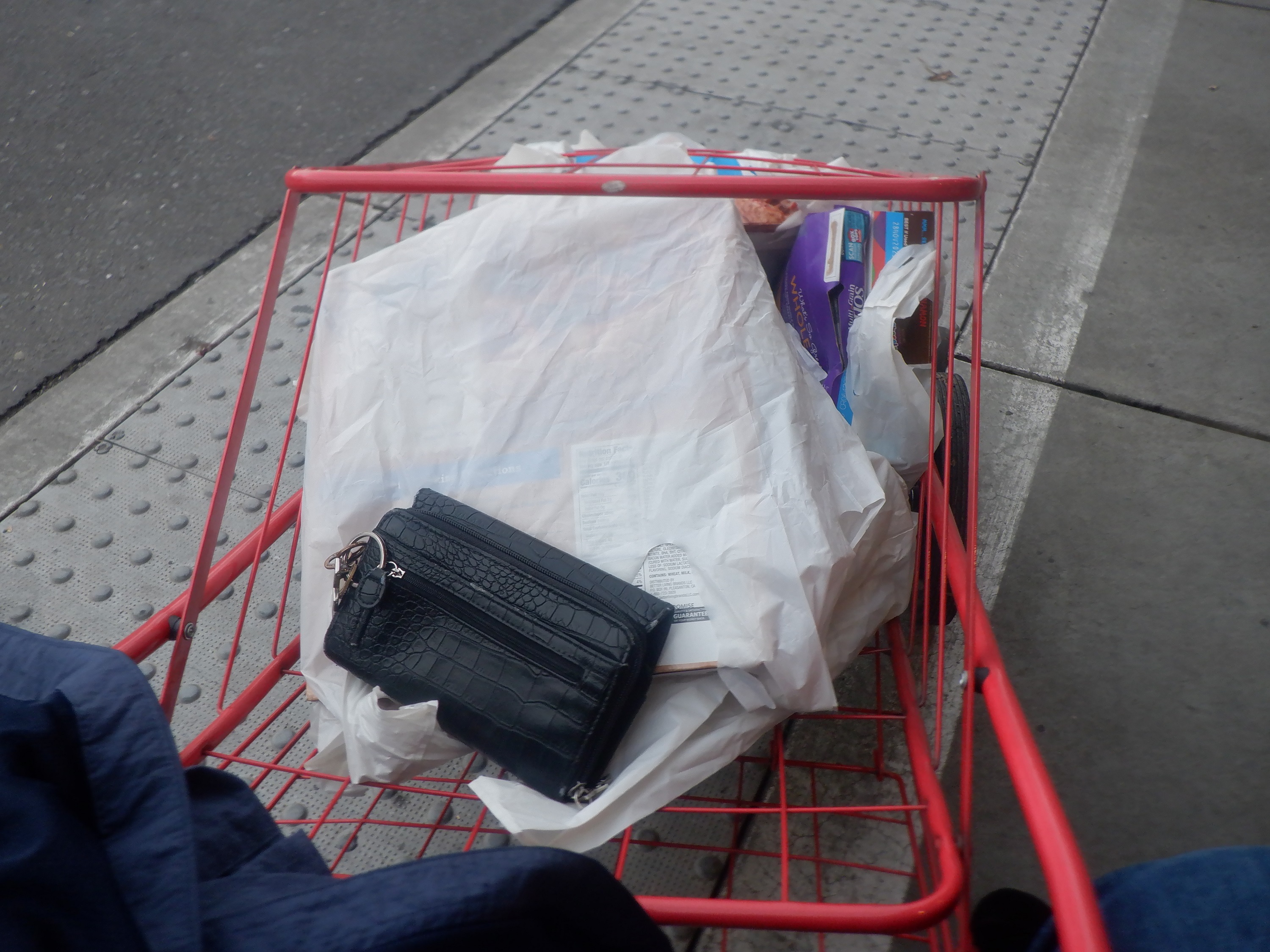 Photo I took of my full cart while out Photo I took of my full cart while out