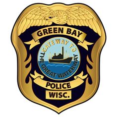 The shield of the Green Bay Wisconsin police department.