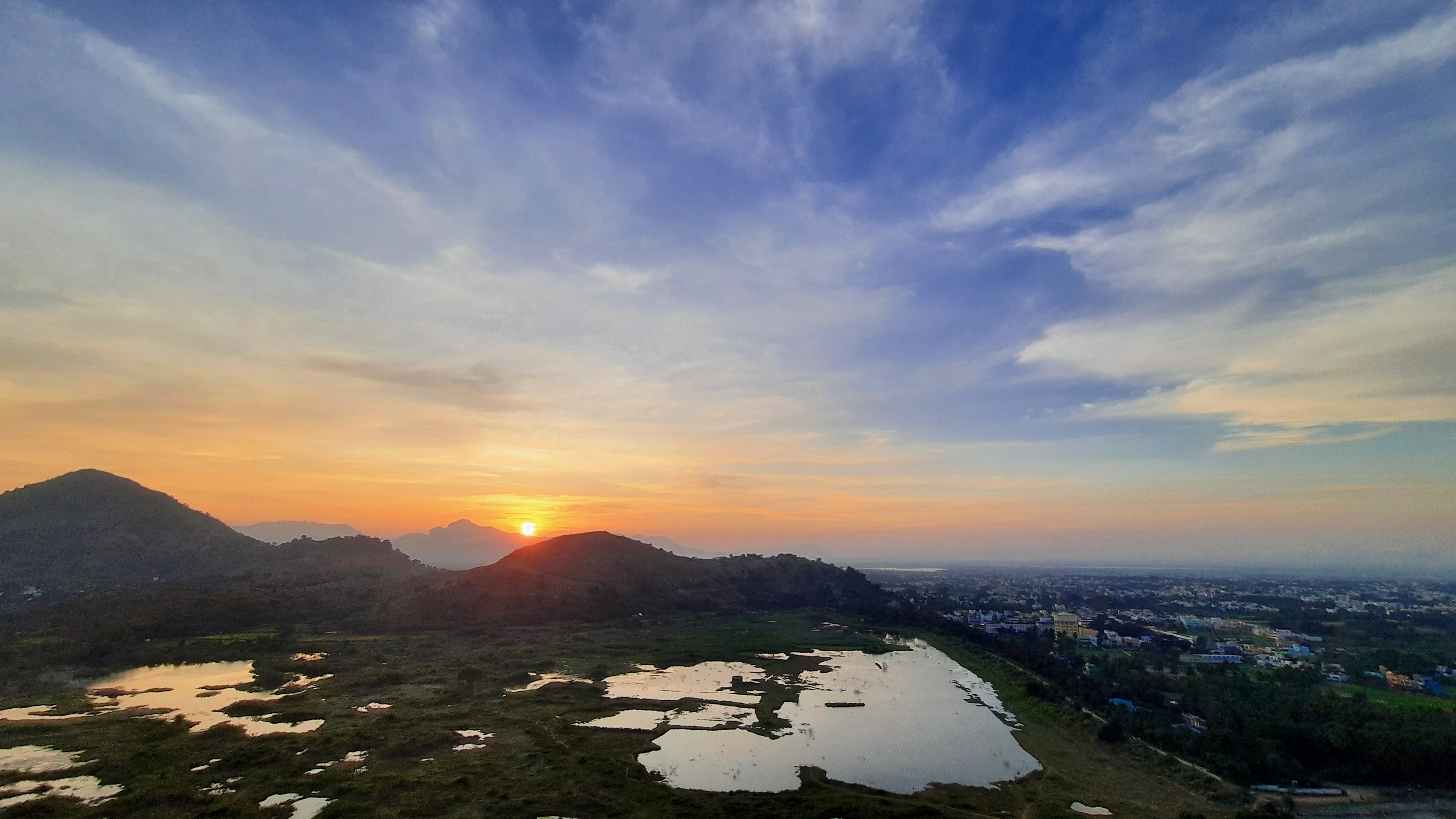 Sunset from the hill Sunset from the hill