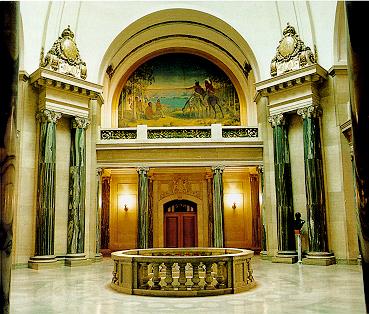 Inside of our gov.bldng. - This is one room inside the Leg.Bldng, our Govbuilding here.