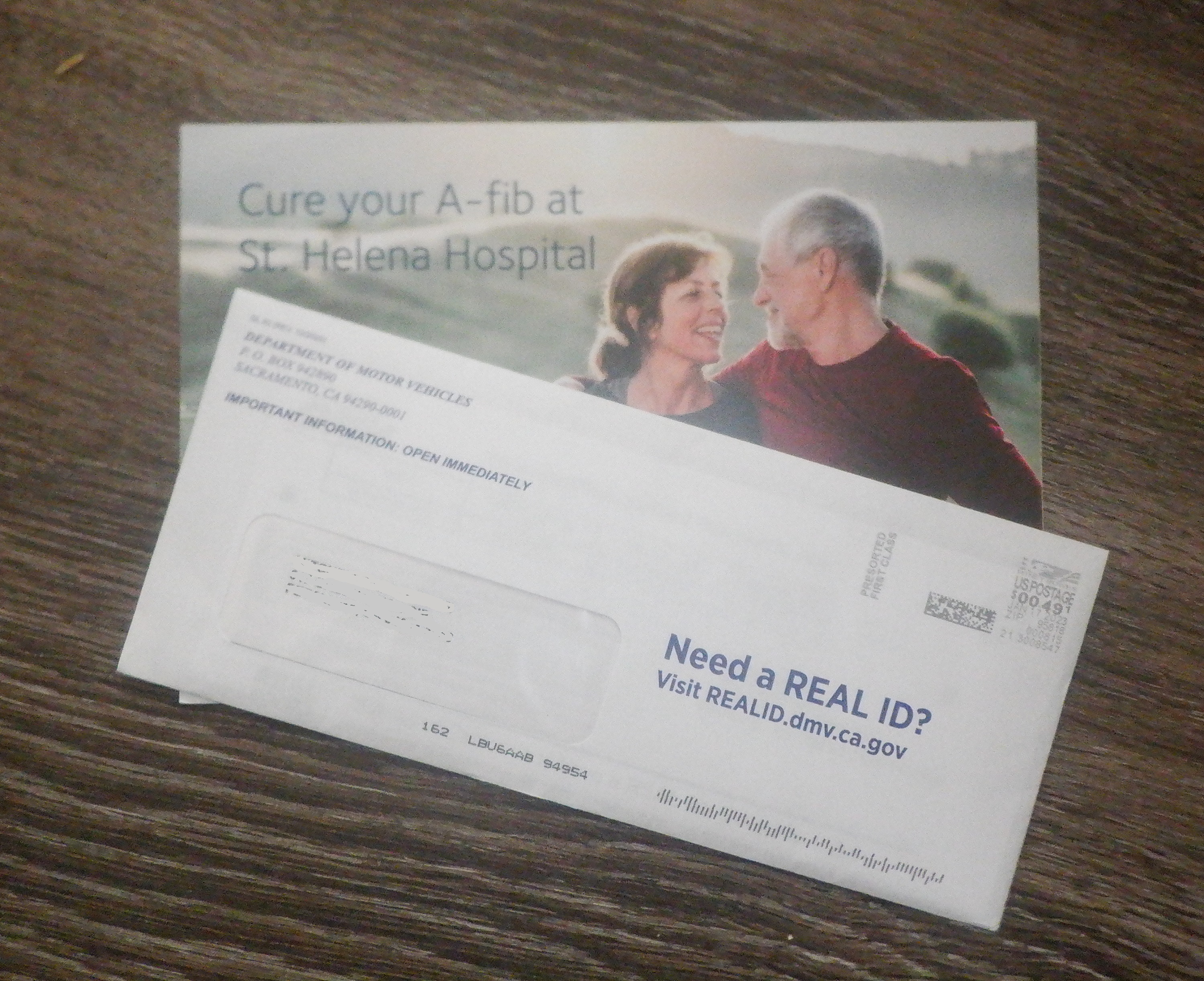 Boring mail I received today Boring mail I received today