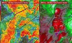 Radar image of the storms that hit the Gulf Coast yesterday. Radar image of the storms that hit the Gulf Coast yesterday.