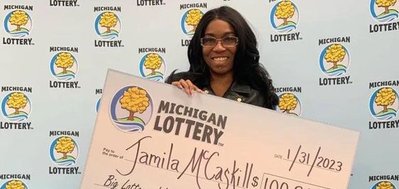 Michigan lottery winner Jamita McCaskill won a huge lottery prize recently