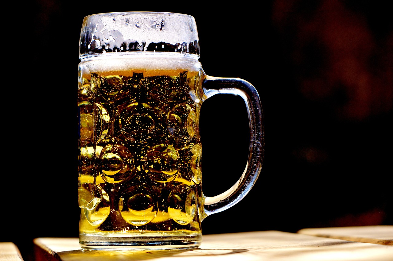 A mug of beer, from Pixabay