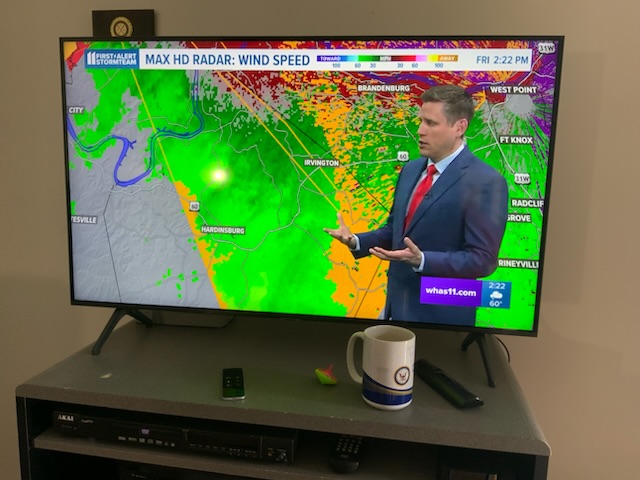 WHAS weather coverage. WHAS weather coverage.