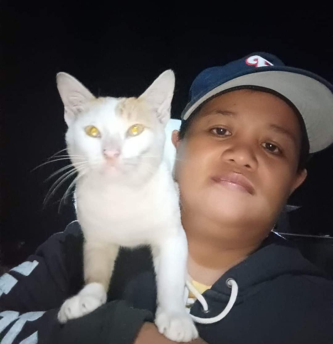Kiwi and his adopter
