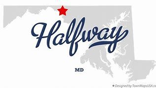 City map of Halfway Maryland