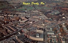 Aerial view of Upper Darby PA Aerial view of Upper Darby PA