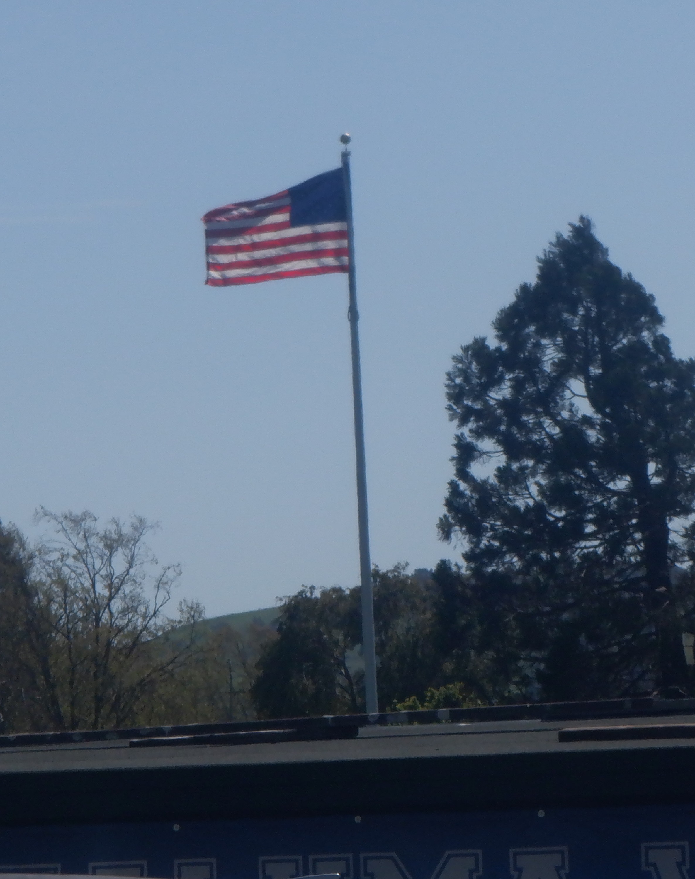 Photo I took of a flag in the breeze Photo I took of a flag in the breeze