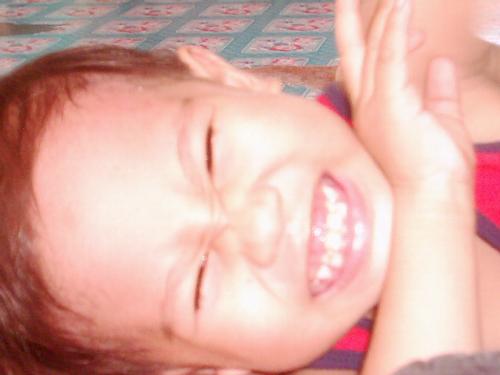 Happy Gabs - This is Gabs' one happy face while posing for the camera.