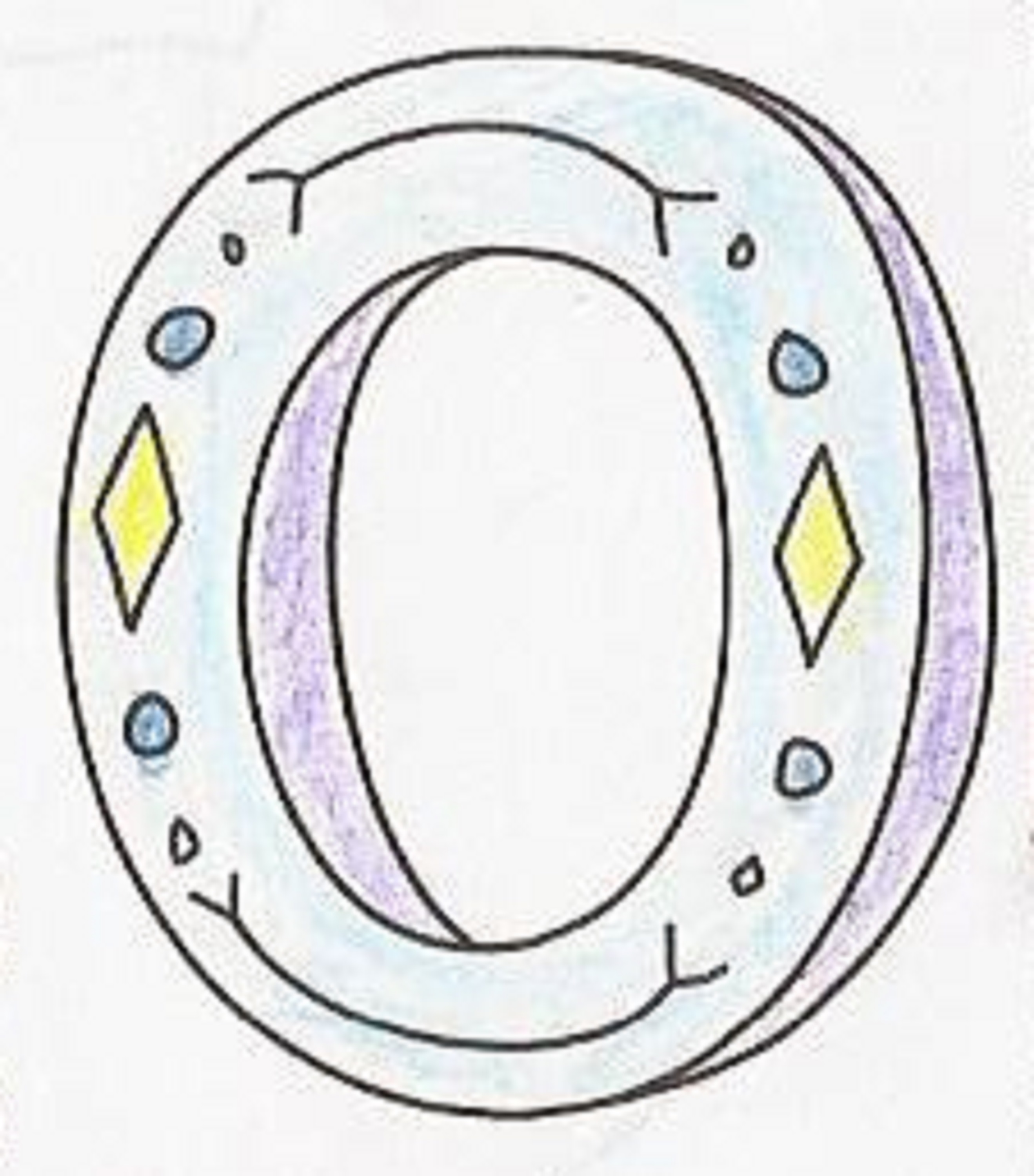 An ATC I made cropped to show an "O" An ATC I made cropped to show an "O"