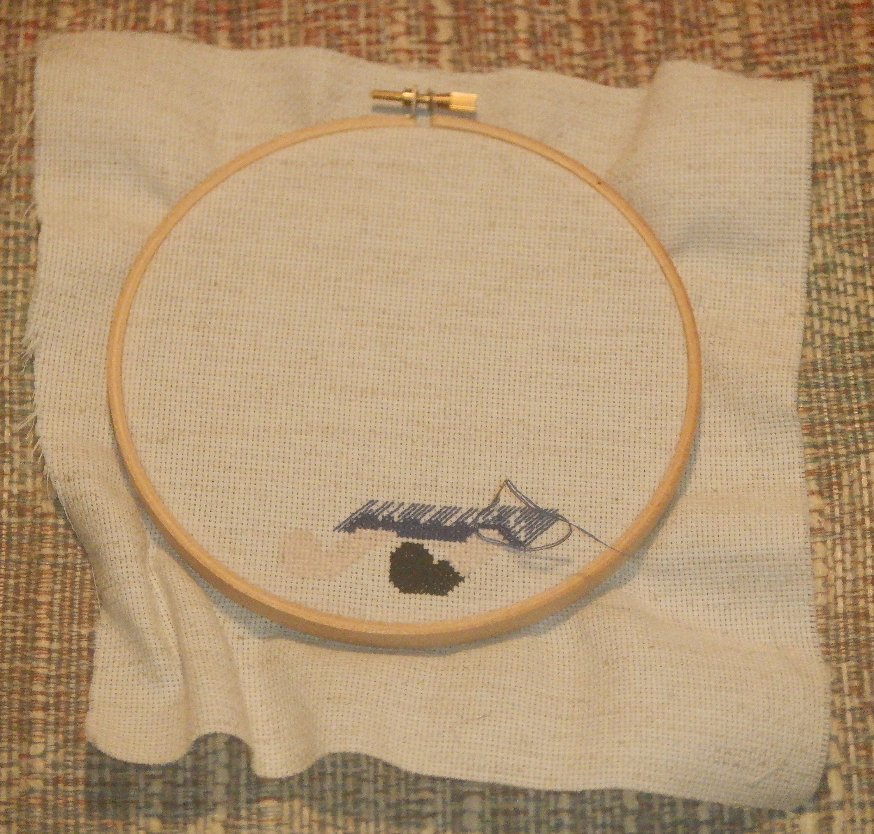 Progress on my current cross stitch