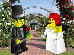 Lego :) - Cute marriage by Lego :)