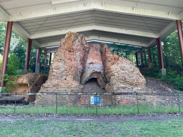The Bibb Furnace, the sole remaining portion of the Bibb Naval Furnace from the Civil War. Photo taken by and the property of FourWalls. The Bibb Furnace, the sole remaining portion of the Bibb Naval Furnace from the Civil War. Photo taken by and the property of FourWalls.