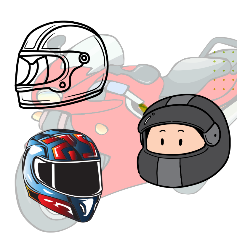 Helmet as a safety gear