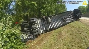 Accident scene in Cobb County Georgia last month