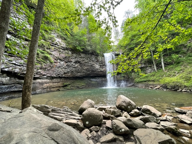 Cherokee Falls in Cloudland Canyon State Park in Alabama. Photo taken by and the property of FourWalls. Cherokee Falls in Cloudland Canyon State Park in Alabama. Photo taken by and the property of FourWalls.
