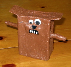 funny - brown, funny with eyes