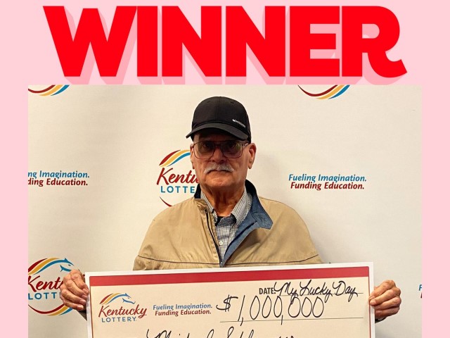 Image of lottery winner Michael Schlemmer in Kentucky